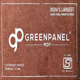 Trueliving_Greenpanel 8 ft x 4 ft Exterior Grade Plain MDF - 16.5 mm_Plywood_ 70/Sq. Ft.